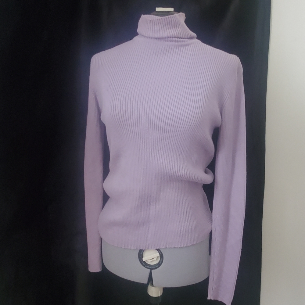 Lot of 2  80's vintage turtleneck sweater top